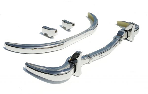 Stainless Steel Bumper Set for the Mercedes 300SL Roadster